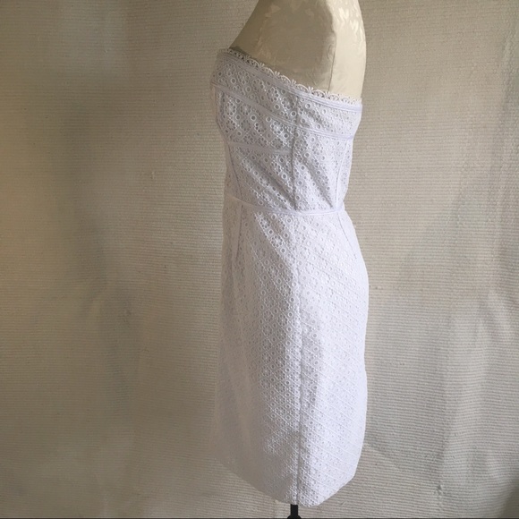 Jill Stuart 8 Strapless Corset Lace Prairie Dress Weddings July 4th - Picture 5 of 8